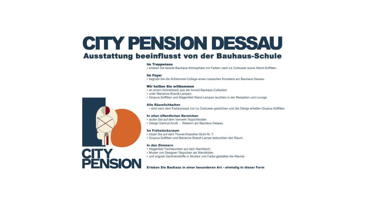 City-Pension Dessau-Rosslau Exterior foto